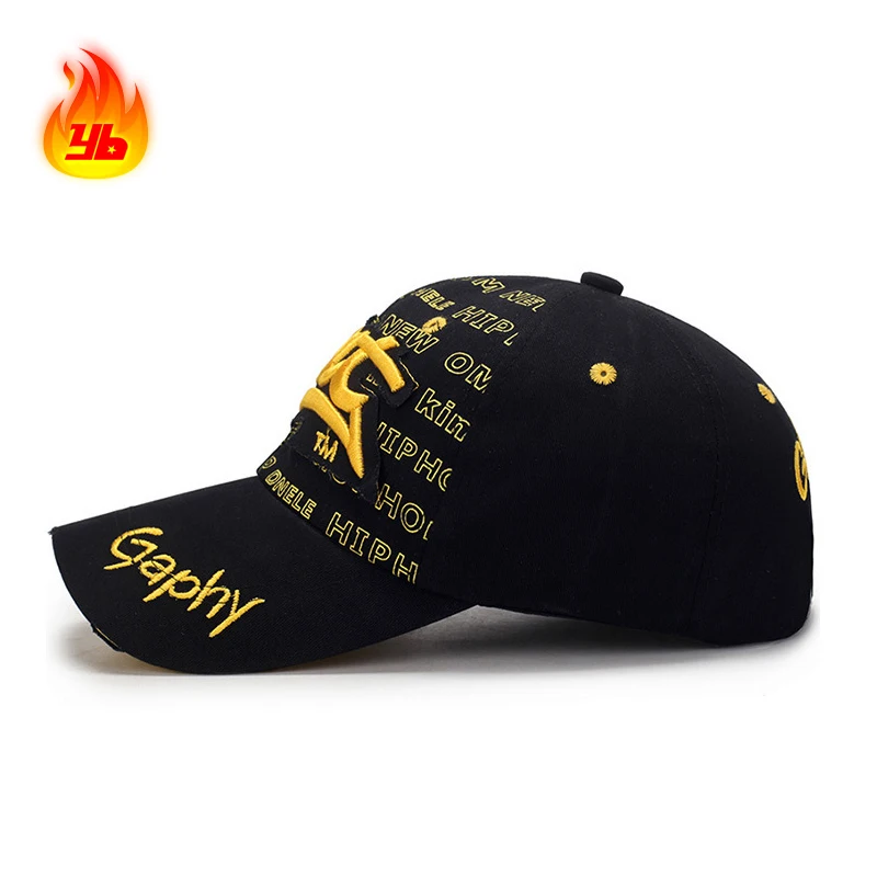 3D-Buchstaben-Stickerei-Patch, Baumwoll-Baseballkappe, verstellbarer Hinterkopf, neue Herren- und Damen-Outdoor-Freizeit-Sport-Sonnenkappe, Trucker-Caps, Dad-Hat – Detail 5