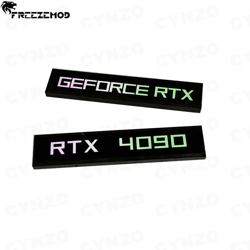 Painel lateral argb gpu rtx 4090 3090 mini vga lightboard 4070 4080 rx6800/6900xt gtx rog, mod pc iluminação placa traseira aura sincronização