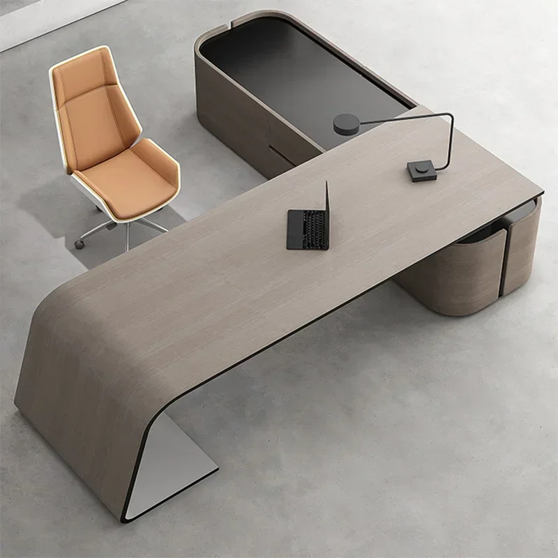 

Acrylic Table Executive Desk Computer Offices Professional Office Furniture Multifunction Home Reading Workstation Desks Modern