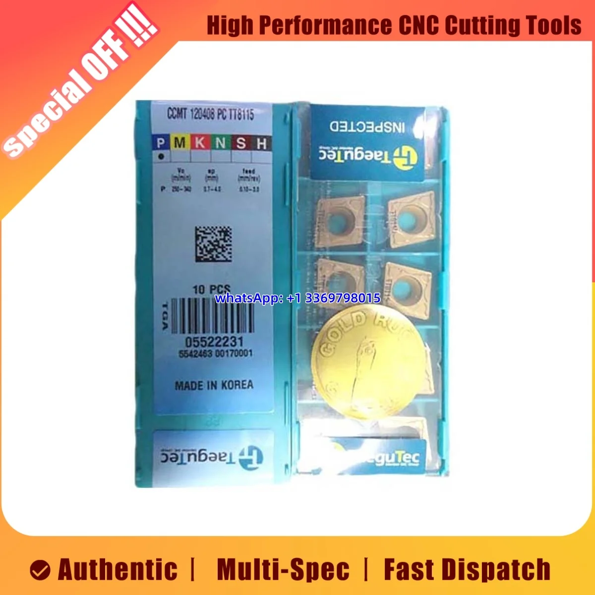 

10 шт. оригинальные CCMT0602 04 09T304 DCMT0702 04 11T302 04 TNMG160404 VBMT1604 04-FG FA R-VF MT PV3010 токарная вставка