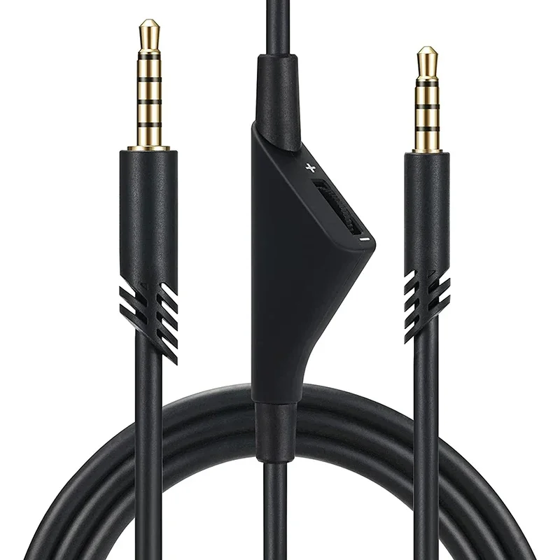A Must Have Accessory For Durable 2 Meter Headphone Replacement Cable With Integrated Sound Level Controls For