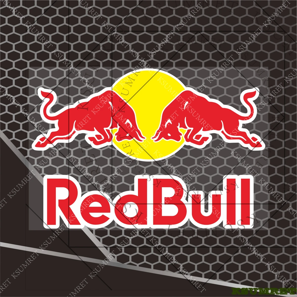 

Vinyl For Red Bull Motorcycle Stickers Helmet Tank Decals Emblem Logo