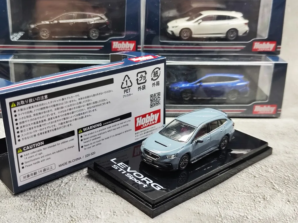 

Diecast Hobbyjapan 1/64 Scale SUBARU LEVORG VN5 STI SPORT Alloy Car Model Collectible Toy Gift Souvenir Display