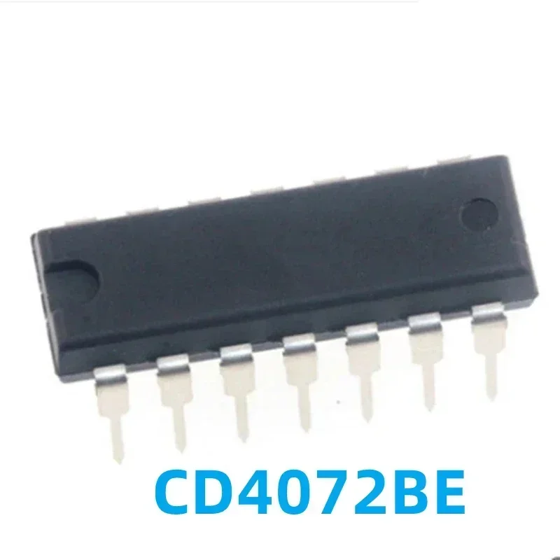 1PCS CD4072BE New Original Direct Insert DIP-14 CD4072 Dual 4-way Input or Door Integrated IC