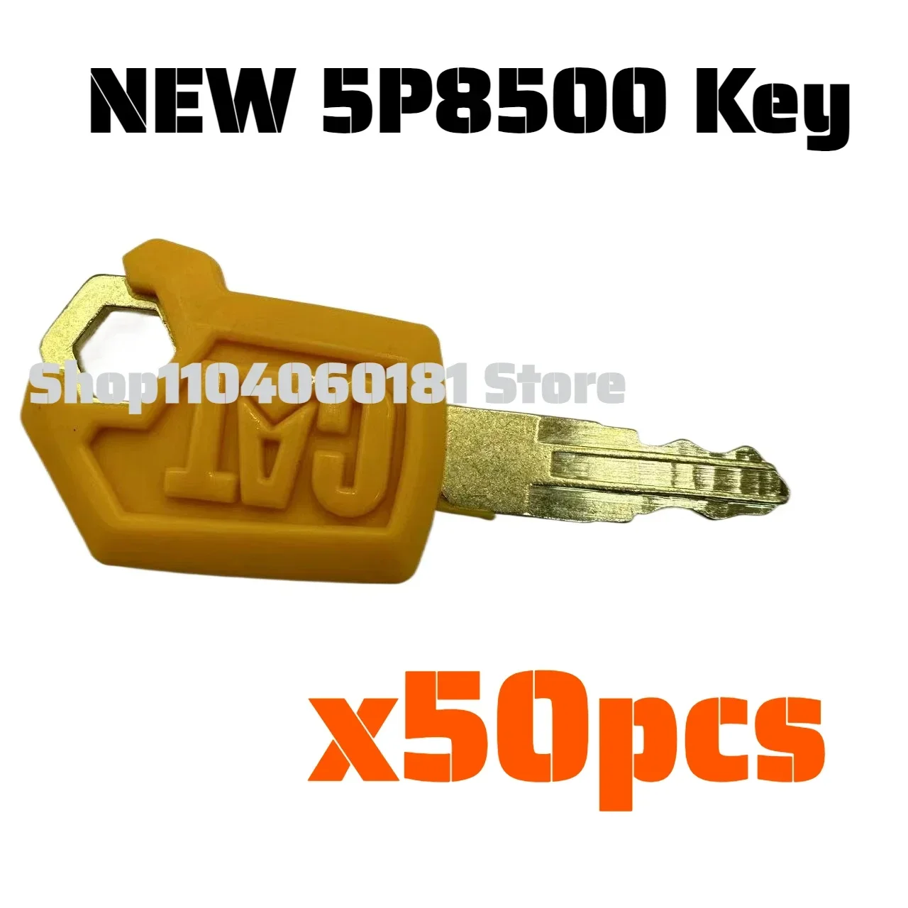 50PCS 5P8500 Excavator Keys For CATE305.5 E307 E313 E320D2GC E336 E336D E345 New Start Ignition Key