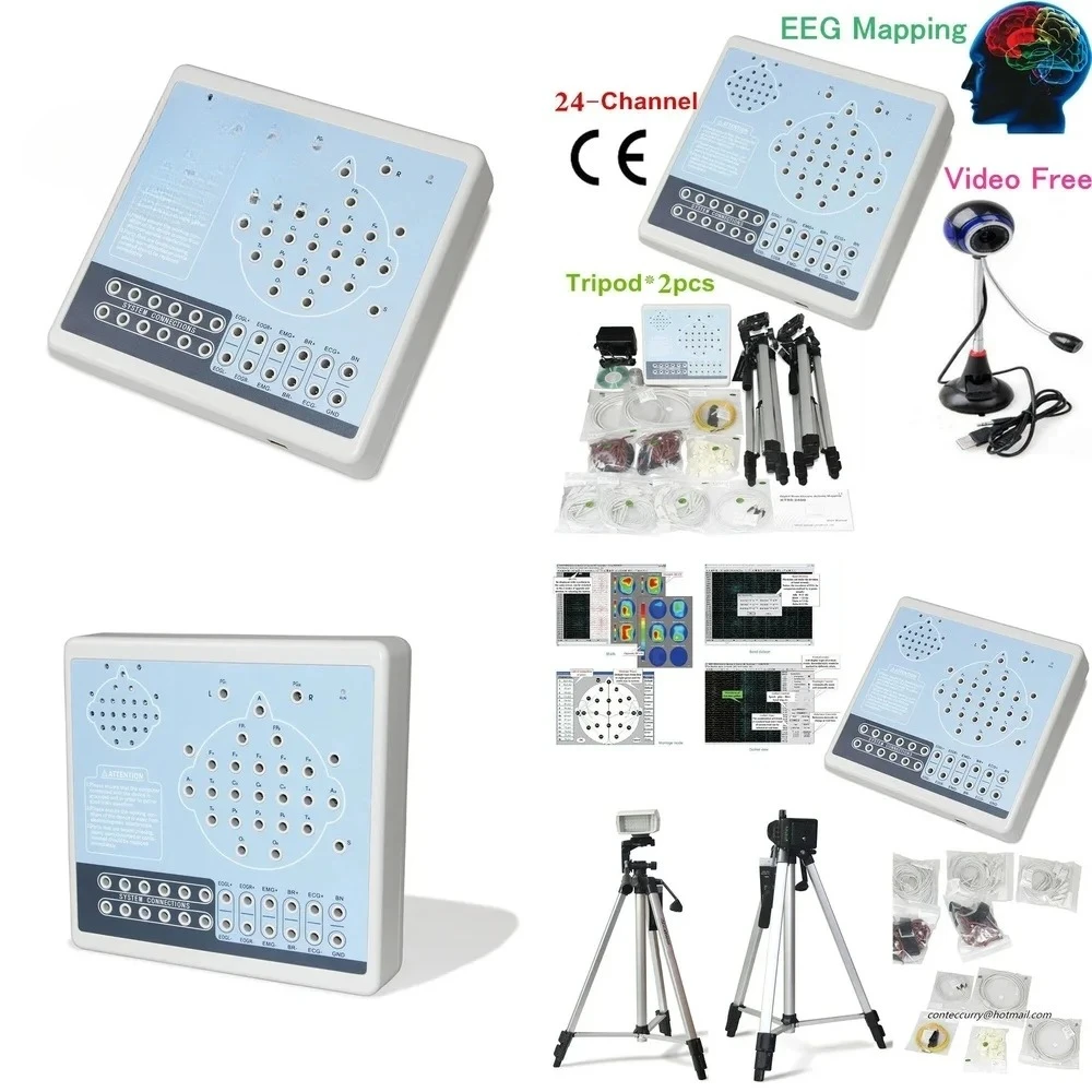FOR KT88-2400 Digital 24 Channel EEG Machine for Brain Mapping Electroencephalograph System Medical Diagnostic Equipment