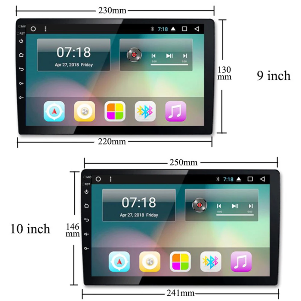 thumbnail image 2 of Corolla Radio Install Kit Toyota Corolla 2006-2012 Double DIN Dash Kit - 9 Inch Radio Installation Frame Radio Mounting Kit 2 of 11