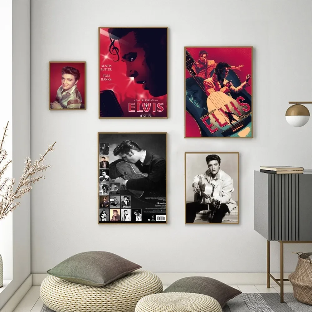 American Rock Singer Elvis Poster Canvas Printing Painting Bedroom Study Studio Living Room Wall Art Decoration