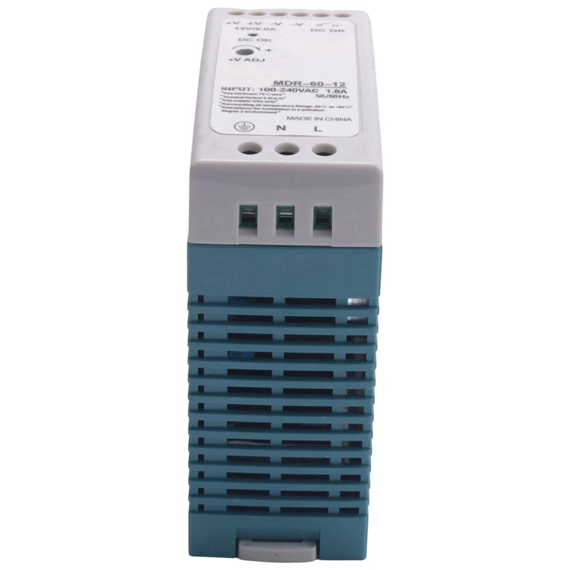 

6X MDR-60 12V 60W Din Rail Power Supply Ac-Dc Driver Voltage Regulator Power Suply 110V 220V