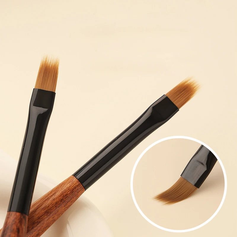 Gradient Nail Art Brush Acrylic Nail Ombre Pen UV Gel Brushes DIY Painting Drawing Flowers Nails Brush for Salon Manicure Tools