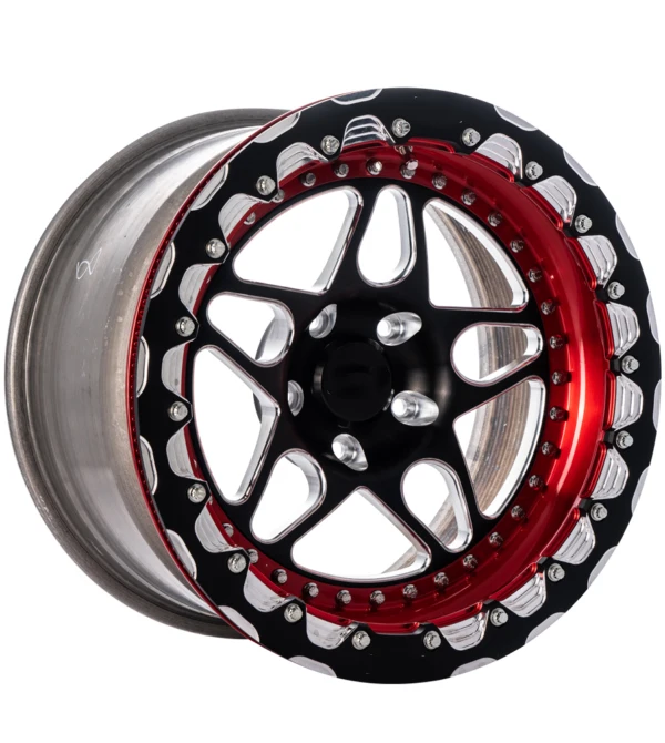 

Luxury Deep Concave 2 Piece Beadlock 5x114.3 5x120 5x130 Forged Alloy Drag Racing Car Wheel Rim 15 17 18 20 Inch ATV&UTV Wheel