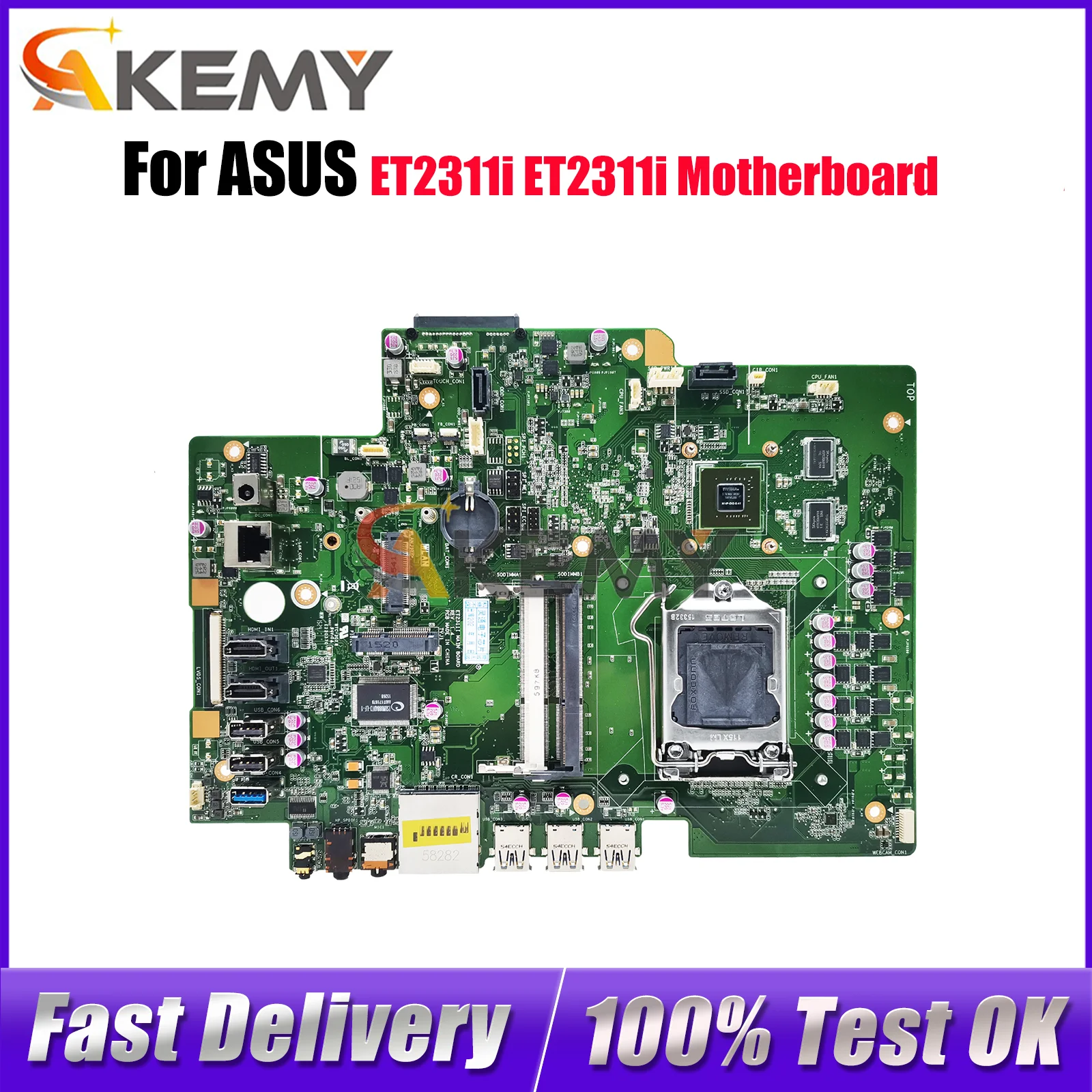 

Материнская плата ET2311i для ASUS AIO ET2311 ET2311i, материнская плата Цей товар на складе, 100% тестирование, ОК, быстрая доставка, высокое качество