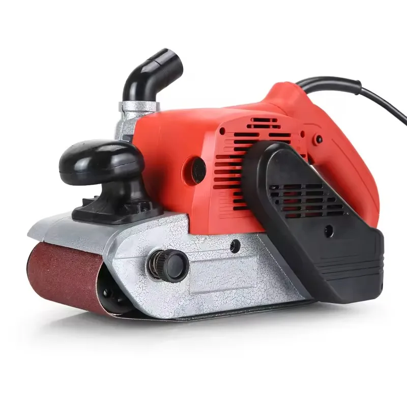 4 inch high-power belt sander, portable sanding and polishing machine, flat plate sander, woodworking sandpaper machine