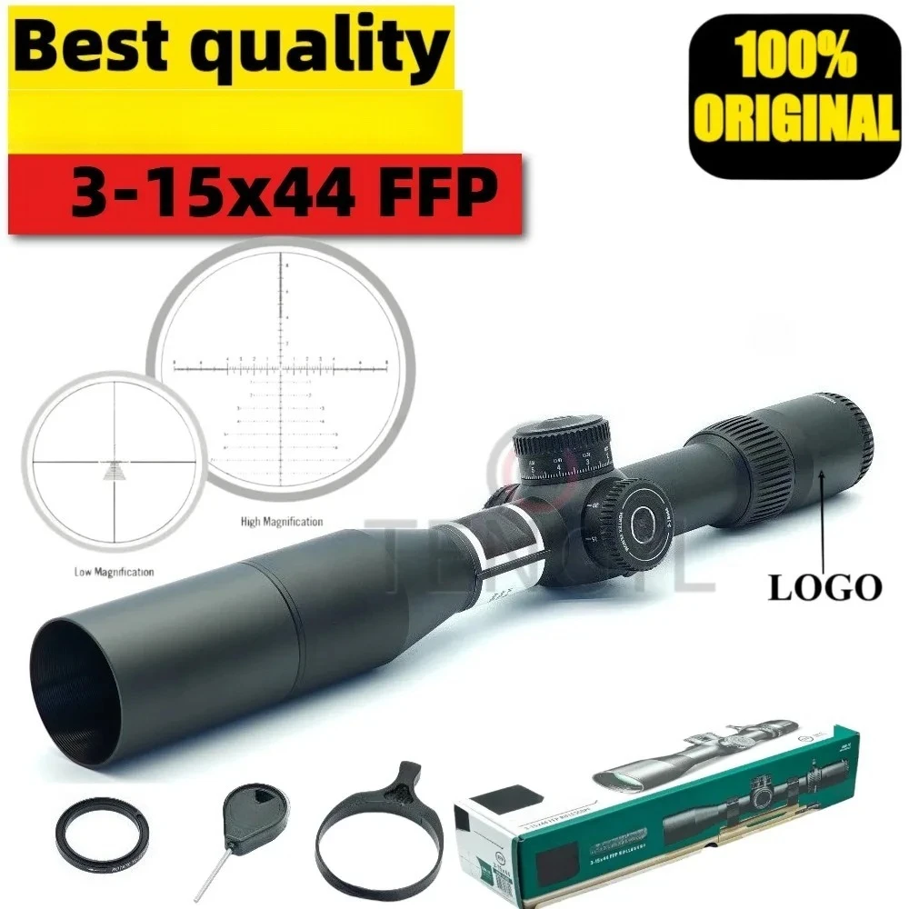 

Rifle Scope Original 3-15x44 FFP EBR-7C MRAD 34mm Tube Rifle Scope First Focal Plane Scope Sight Hunting Optics