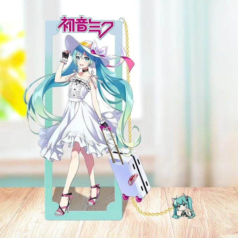 NEW Hatsune Miku Metal Bookmarks with Eye-Catching Anime Themes Perfect Anime Gift for Cosplayers and Fans