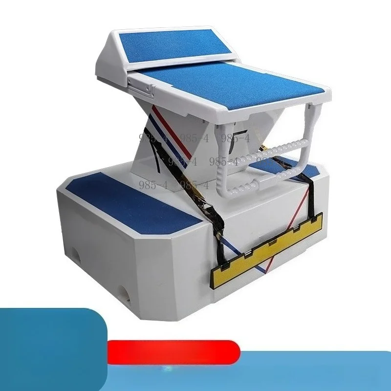 Anti-Slip Integrated Diving Block for Swimming Pools, Adjustable Height Racing Starting Platform, Portable and Customizable