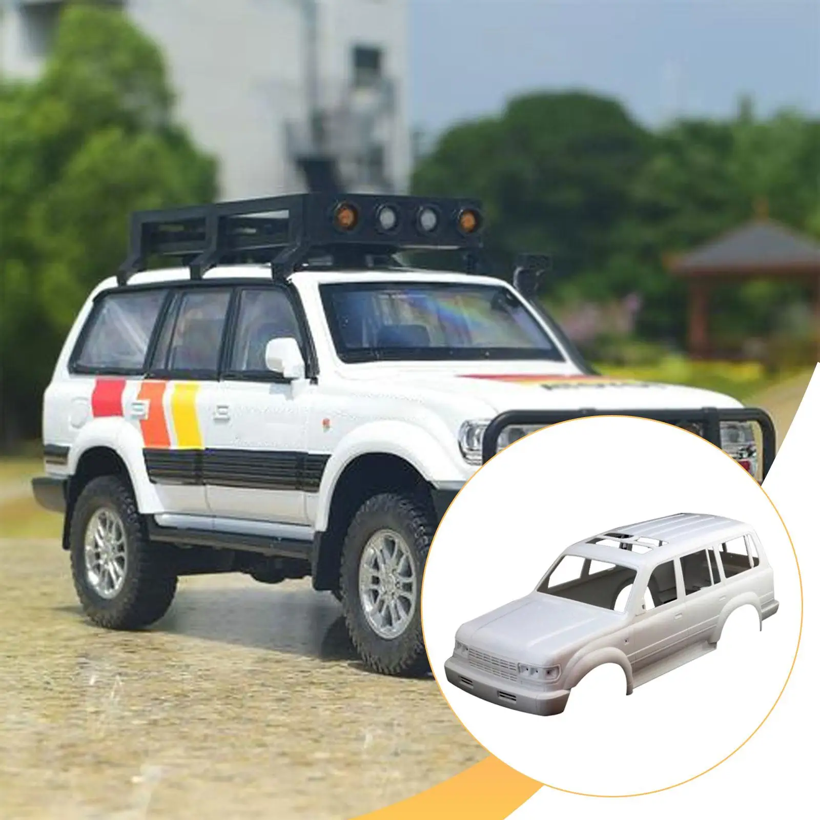 

RC Car Shell Body Accessory 1/10 Scale Upgrade DIY Housing for 313mm Wheelbase RC Car Parts