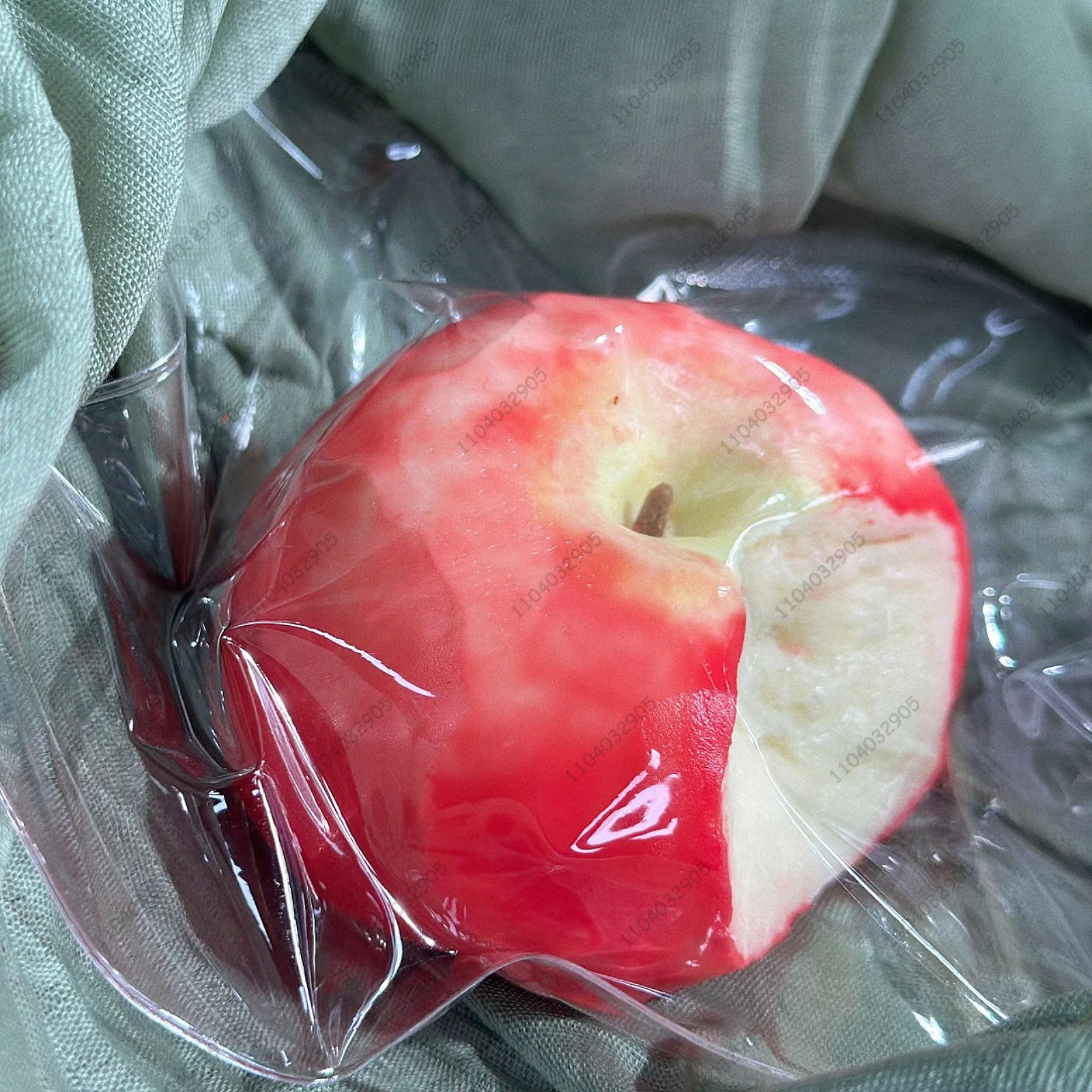 

One Bite Red Appple Taba Squishy Силиконовая картина маслом Зеленое яблоко Сжимаемая игрушка Фрукты Моти Игрушка Снятие стресса Расслабление рук Подарок