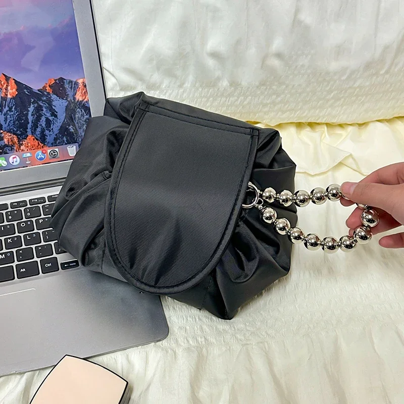 Frauen Kordelzug Kosmetik Tasche Reise Lagerung Make-Up Tasche Organizer Weibliche Make-Up Tasche Tragbare Wasserdichte Kulturbeutel Schönheit Fall