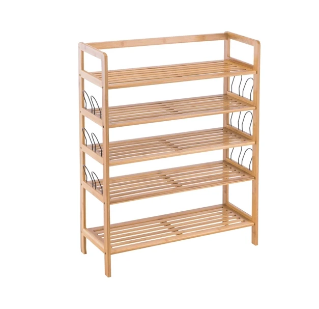 

！@Combohome Simple Household Multi-layer Storage Economical Tall Shoe Cabinet Shelf Multifunctional Bamboo Shoe Rack
