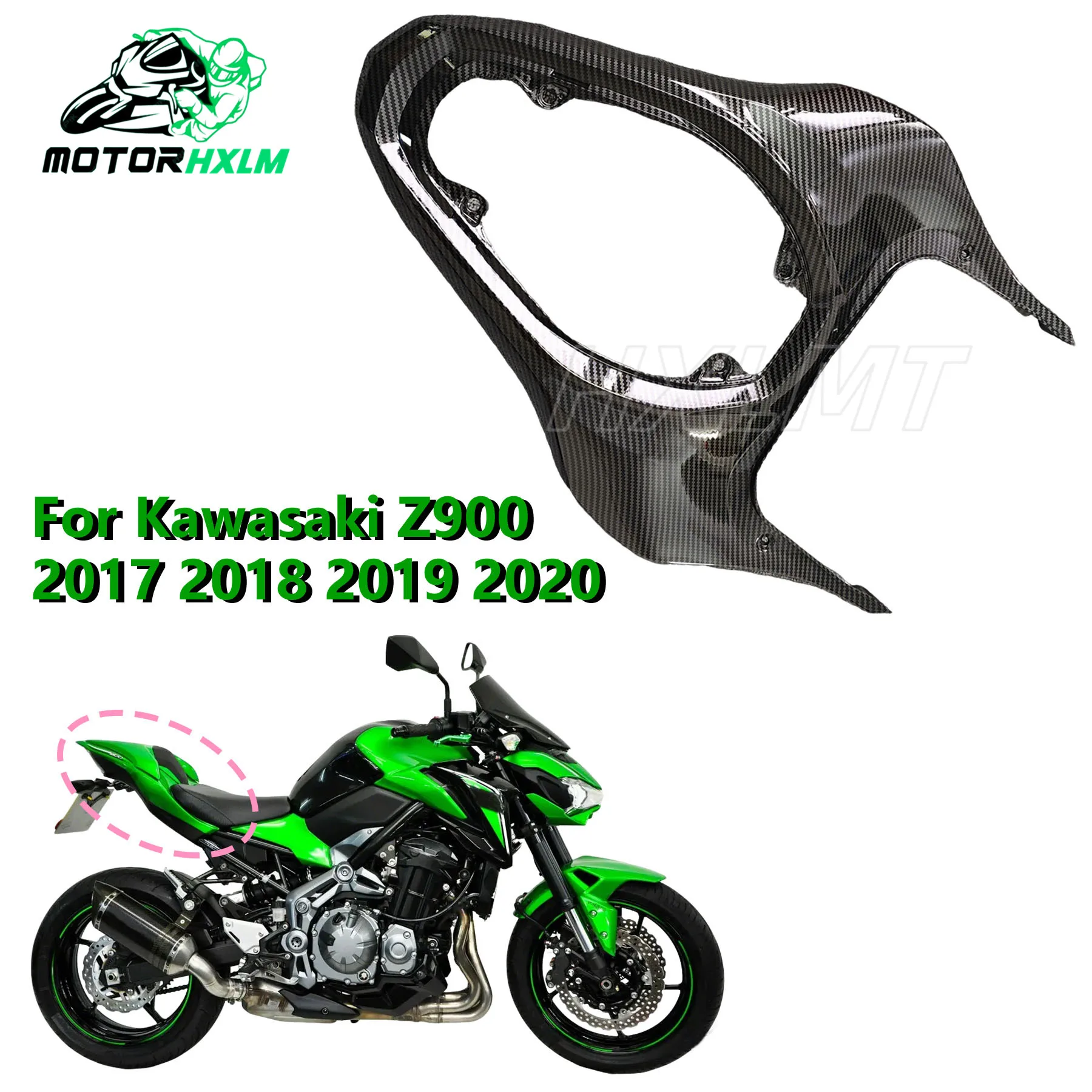 

Rear Seat Side Plate Trim Panel Tail Cover Ducktail Fairing Fit For Kawasaki Z 900 Z900 2017 2018 2019 2020 2021 2022 2023