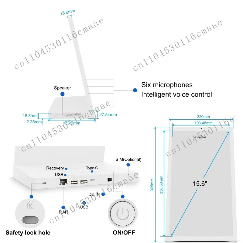 15.6 Inch Android 1…