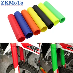 Motorcycle Universal Fork Cover Shock Absorber Guard Protector For KTM Yamaha Kasawaki Suzuki Honda Husqvarna ATV Dirt Bike