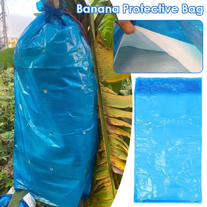 5/10/15 Pcs Banana Protect Bag Fruit Protection Bags With Hole Against Cold Frost Insect Pouch Banana Bunch Protection Cover