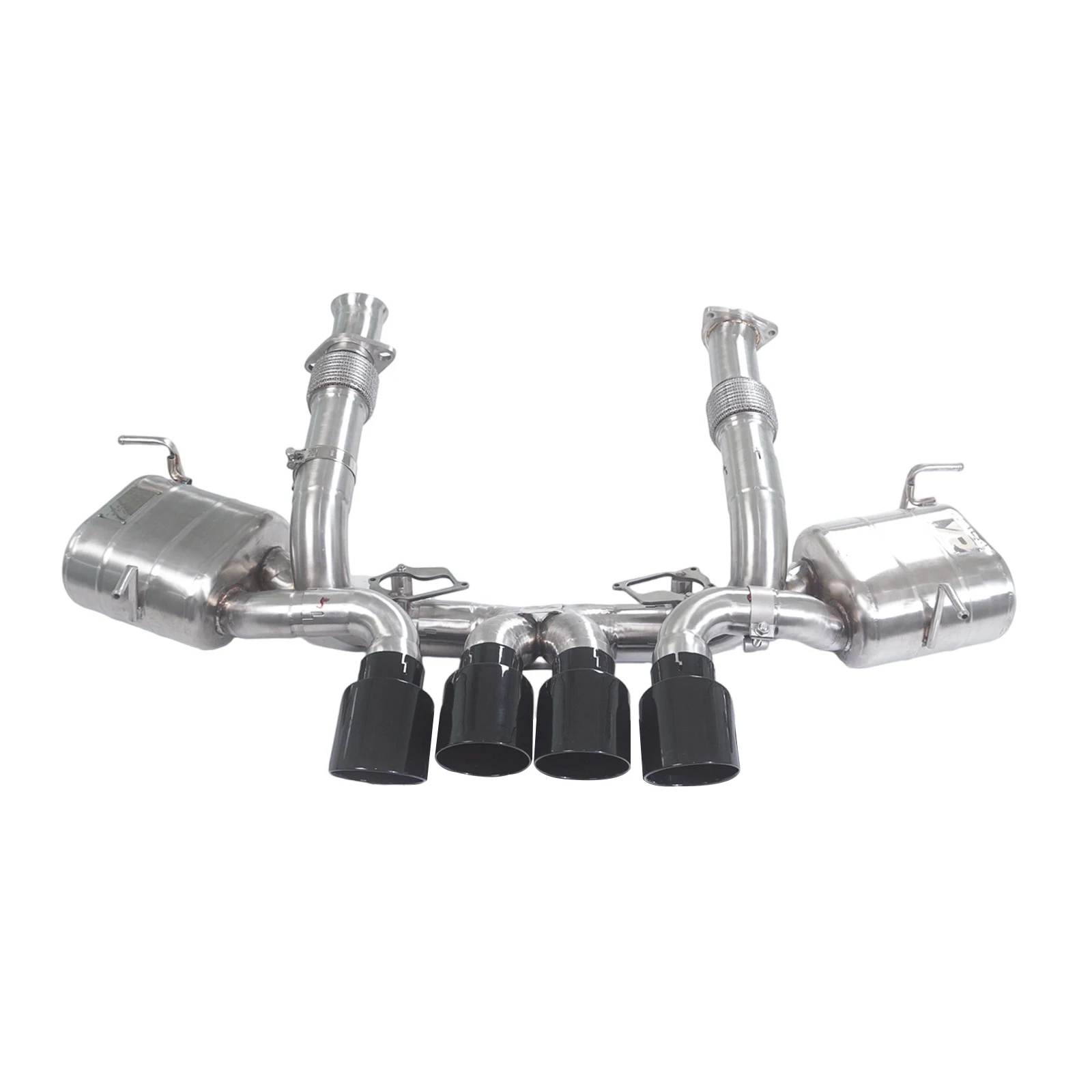 

The GFC is suitable for the Chevrolet Corvette C8 z06 5.5L 304 stainless steel Catback with valve exhaust system and 4 tips