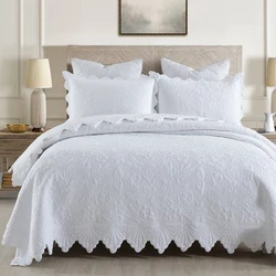 Quilted Cotton Bedspread On The Bed Summer Blanket For Double Queen Size Bed Cover Couple Quilts Bed Linen Bed Spread Clothes