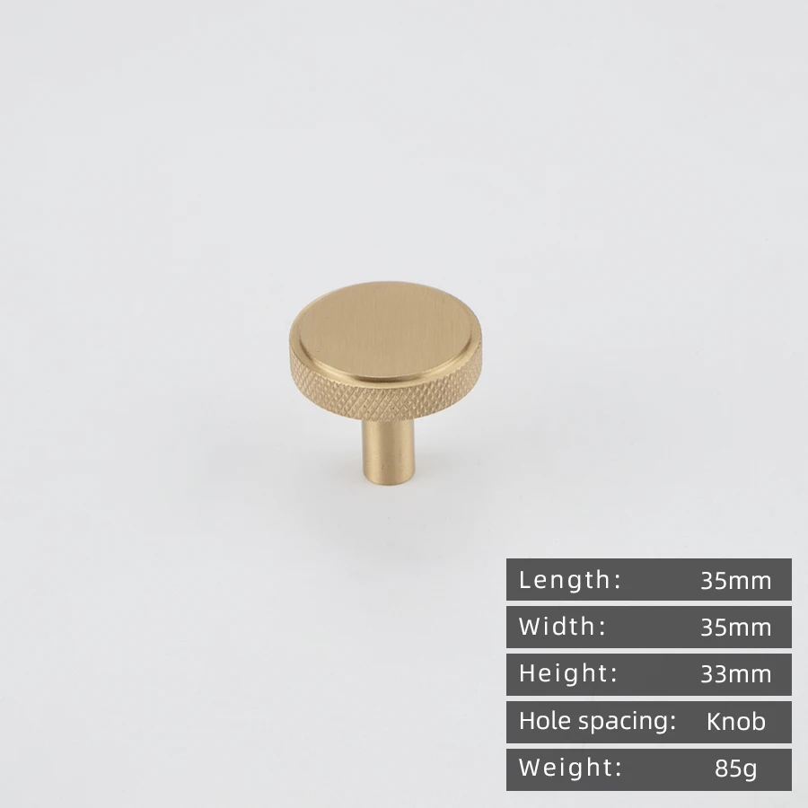 KEDLO Massief messing knoopgreep 500mm lange handgreep keukenkast Europese stijl licht luxe geborsteld messing gouden handgreep