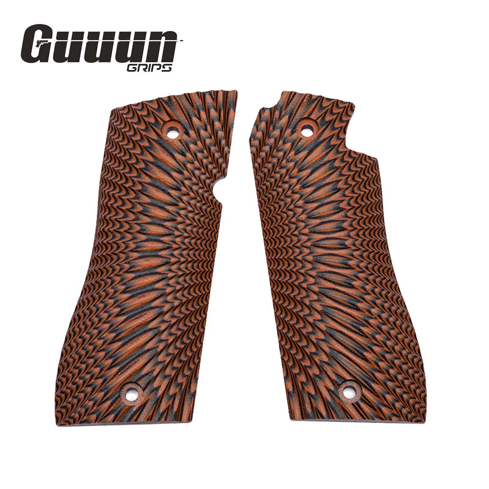 

Guuun G10 Grips for Star BM/BKM OPS Sunburst Texture 6 Color Options