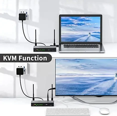SIBOLAN-transmisor y receptor de vídeo HD inalámbrico, caja de transferencia de gráficos de vídeo, RAM, 1Gbit, 200 metros, compatible con 1080P @ 60hz
