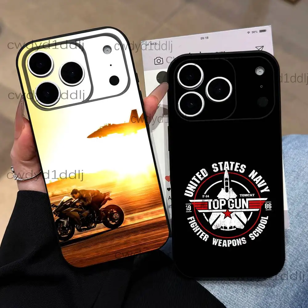 

T-Top Gun M-Maverick Phone Case For iPhone 17,16,15,11,12,14,13 Pro Max Mini XS,XR,7 Plus 16E Air Shockproof Soft Cover
