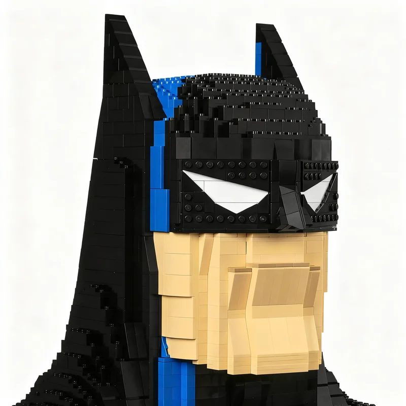 2472PCS MOC Collectible Display Animated Bat Bust Model DIY Creative Ideas Toy Assembly Puzzle Birthday Gift Bricks Gifts