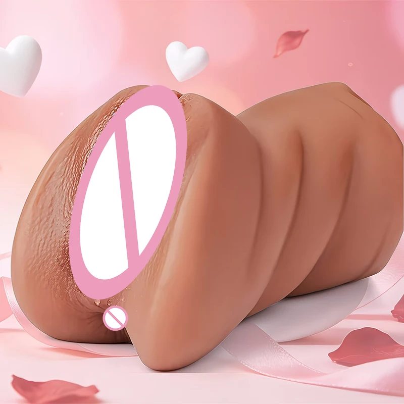 1 TPE male penis trainer, comfortable honey path design, realistic textured mouth and tight vaginal sex doll, male deep throat a view 4