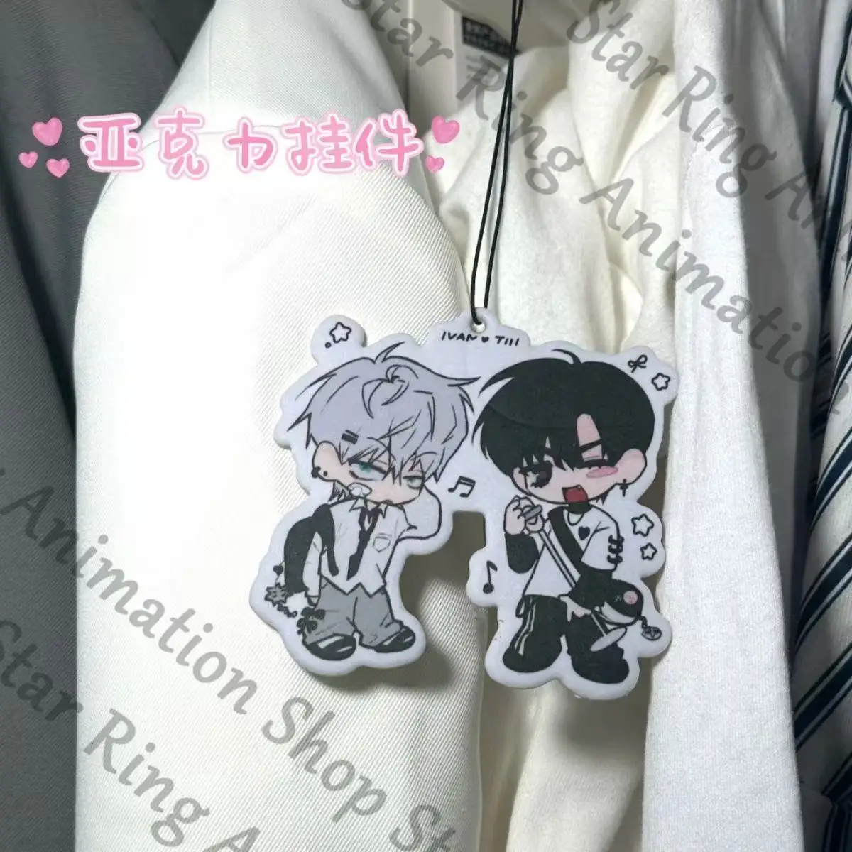 

Anime Alien Stage Till Ivan Acrylic Bag Pendant Keyring Keychain Cospaly Gift Cartoon Backpack Decorate