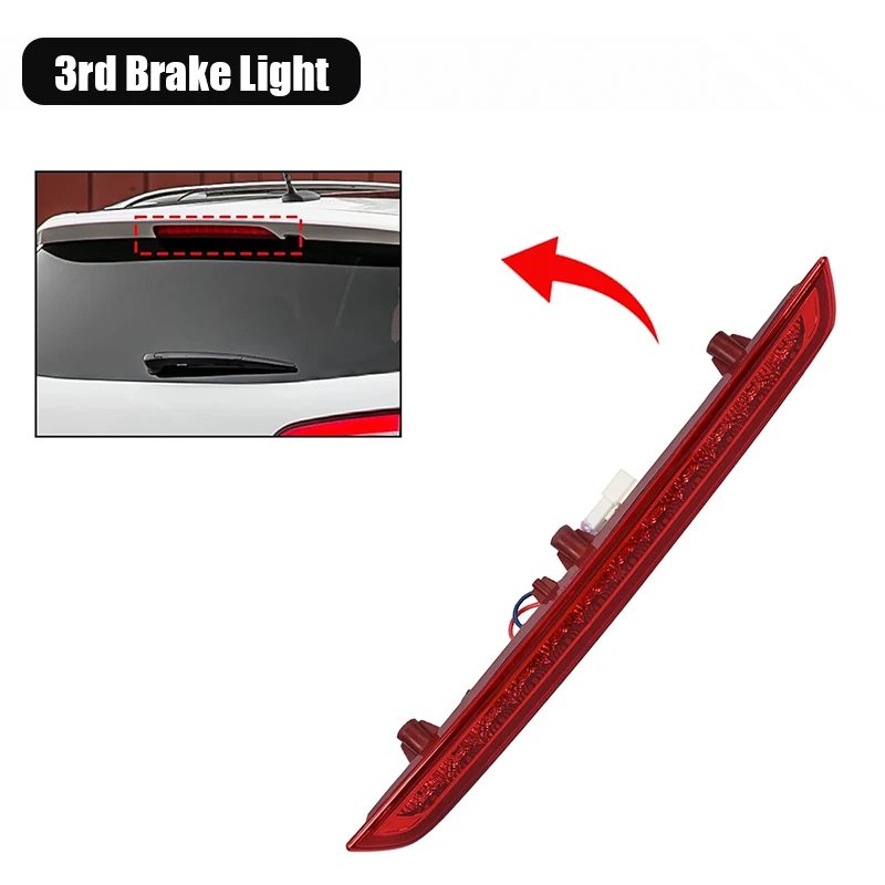 سيارة الخلفية الثالثة أضواء الفرامل عالية جبل الخلفية الذيل ضوء مصباح لكيا سورينتو 2009 2010 2011 2012 2013 2014 927502P000 92750-2P000