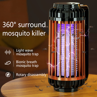 USB Mosquito Killer Lamp Electric Shock Photocatalyst Kill Bug Insect Zapper Fly Trap Repellent Anti Mosquito Traps Home Outdoor