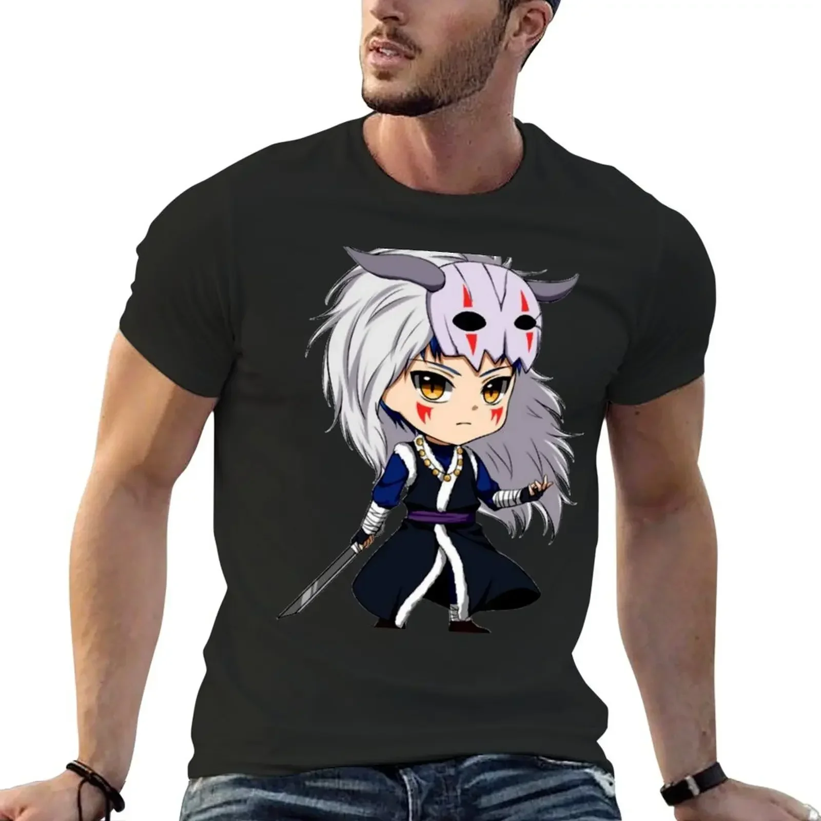 Shin ah T-Shirt oversizeds anime plus sizes mens tall t shirts