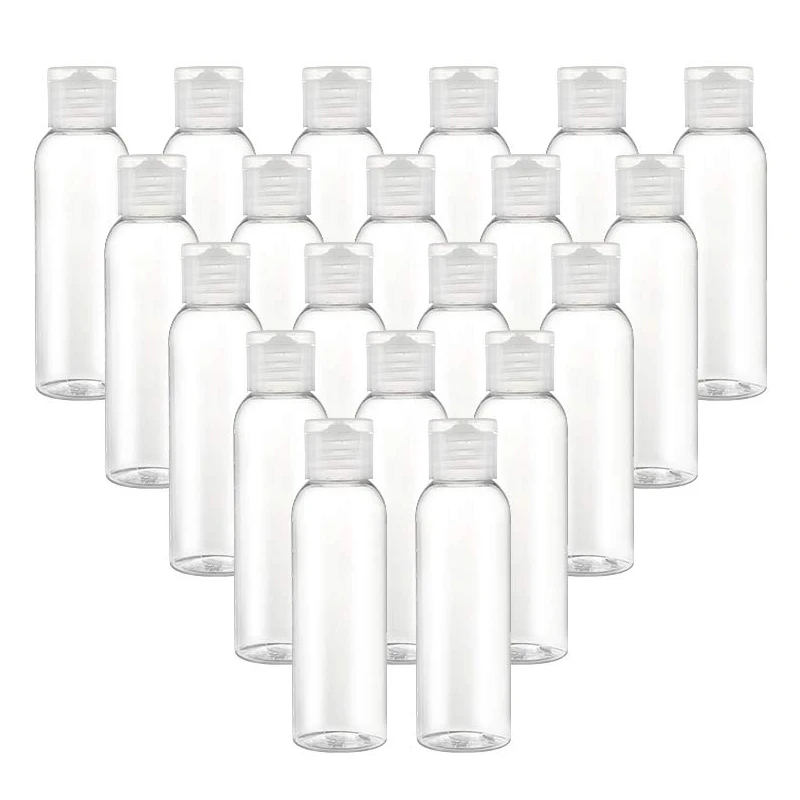 3 Leere Quetschflaschen 200 Ml - Kunststoff, Mit Klappverschluss, Für Shampoo, Lotion Etc.