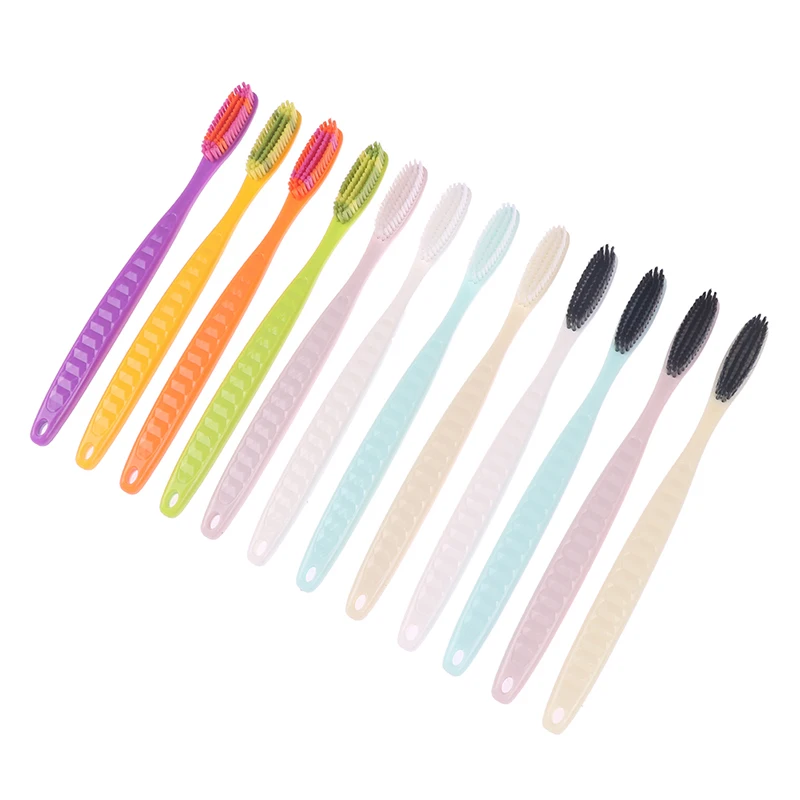 

Набор из 4 мягких зубных щеток с длинной ручкой для взрослых, с большой головкой, в японском и корейском стиле, для комфортной чистки зубов, супермягкая щетка для гигиены полости рта