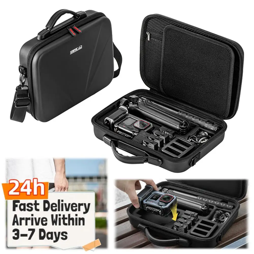 

Чехол для цифровой камеры Insta360 Ace Pro 2, противоударная защитная сумка из полиуретана, портативный органайзер для камеры для путешествий на природе