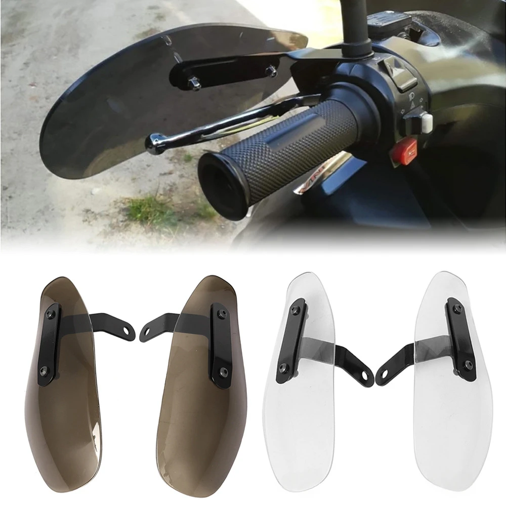 Motorcycle Cold Wind Deflector Clear Hand Guard ABS Shield Falling Protection Cover Universal For Harley Honda Yamaha Suzuki