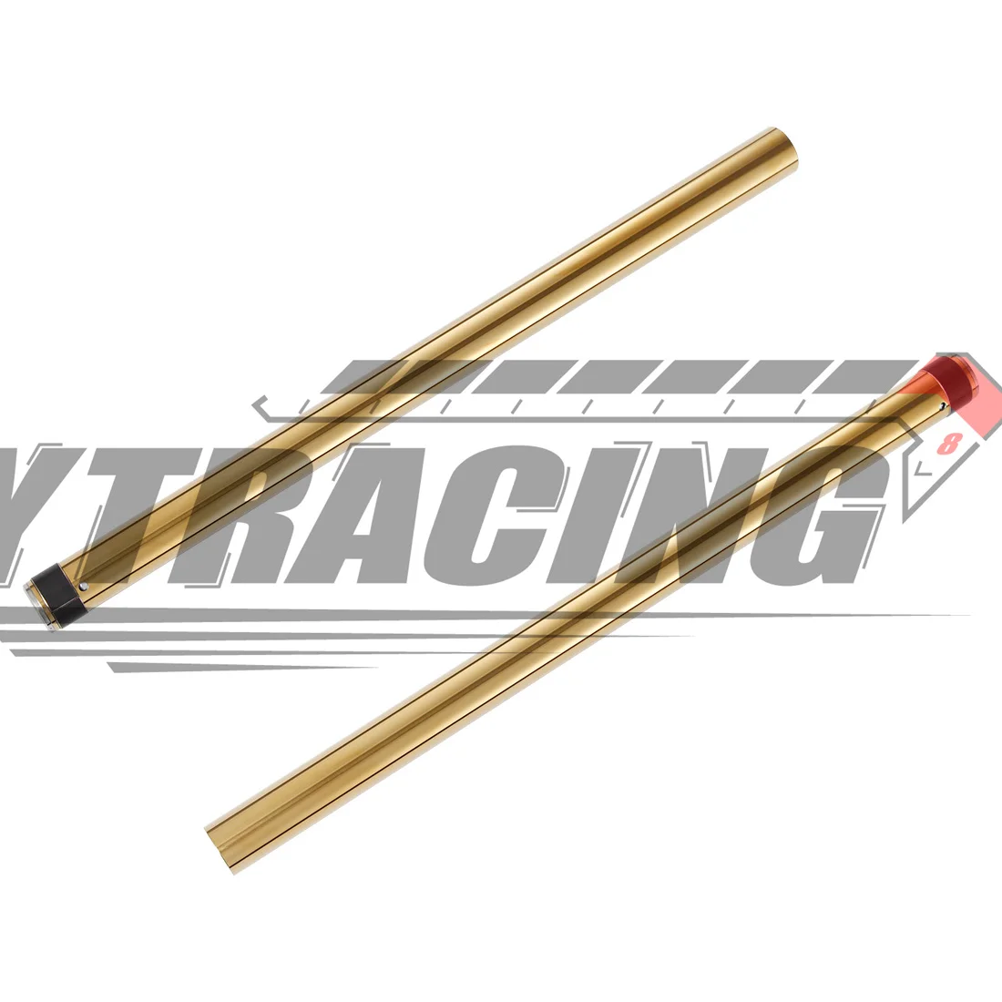 Gold Front Suspension Inner Fork Tubes For Yamaha XJ6 Diversion 2009-2015 FZ6 FZ6R 2009-2014 20S-23110-00-00 41x595mm with bush