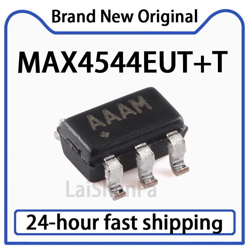 5PCS MAX4544EUT+T-SOT-23-6 Low Voltage Single Power Supply SPST/SPDT Analog Switch Chip Stock