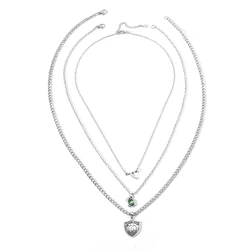 Classic Punk Multilayer The Seven Deadly Sins Necklaces Family Heraldic Wish Pendant Necklace For Cosplay Jewelry Accessories