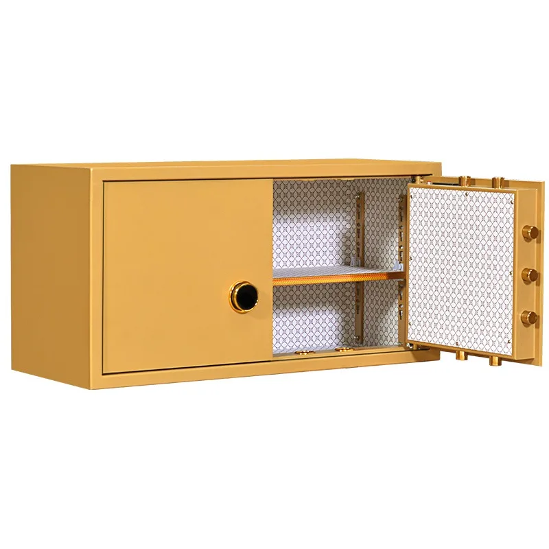 

Золотой сейф для магазина Индивидуальный шкаф для ювелирных изделий Сейф с двойной дверью Противоугонный 1-метровый сейф для каллиграфии и рисования отпечатков пальцев