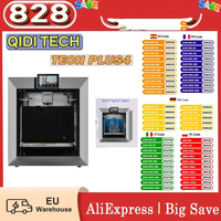Qidi Tech Plus4 3D Printer, 1080P Camera, 305*305*280mm, Multi-Metal Composite Nozzle New Toolhead System, Dual-Layer Insulation