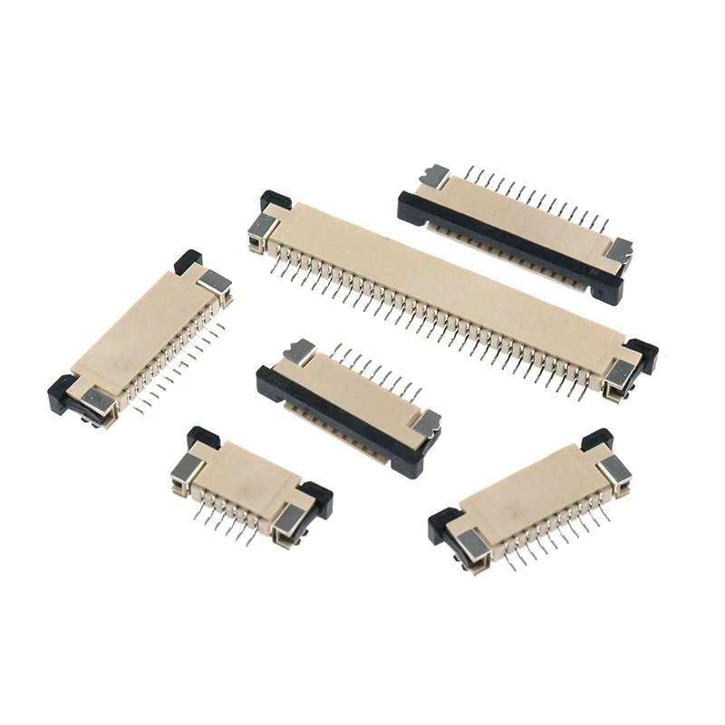 

20pcs 1mm Pitch Drawer-type Drawer upper connect Socket FPC FFC Flat Cable Connector 4P 5P 6P 8P 10P 12P 14P 16P 20P 22P 24P 30P